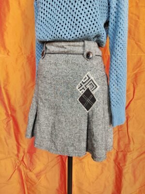 Mini-jupe à patchs - T40
