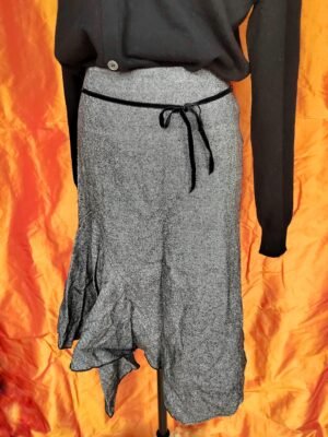 Jupe midi grise - T36