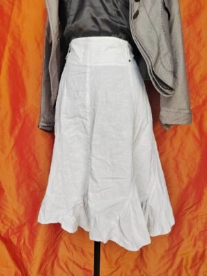 Jupe midi blanche - T44