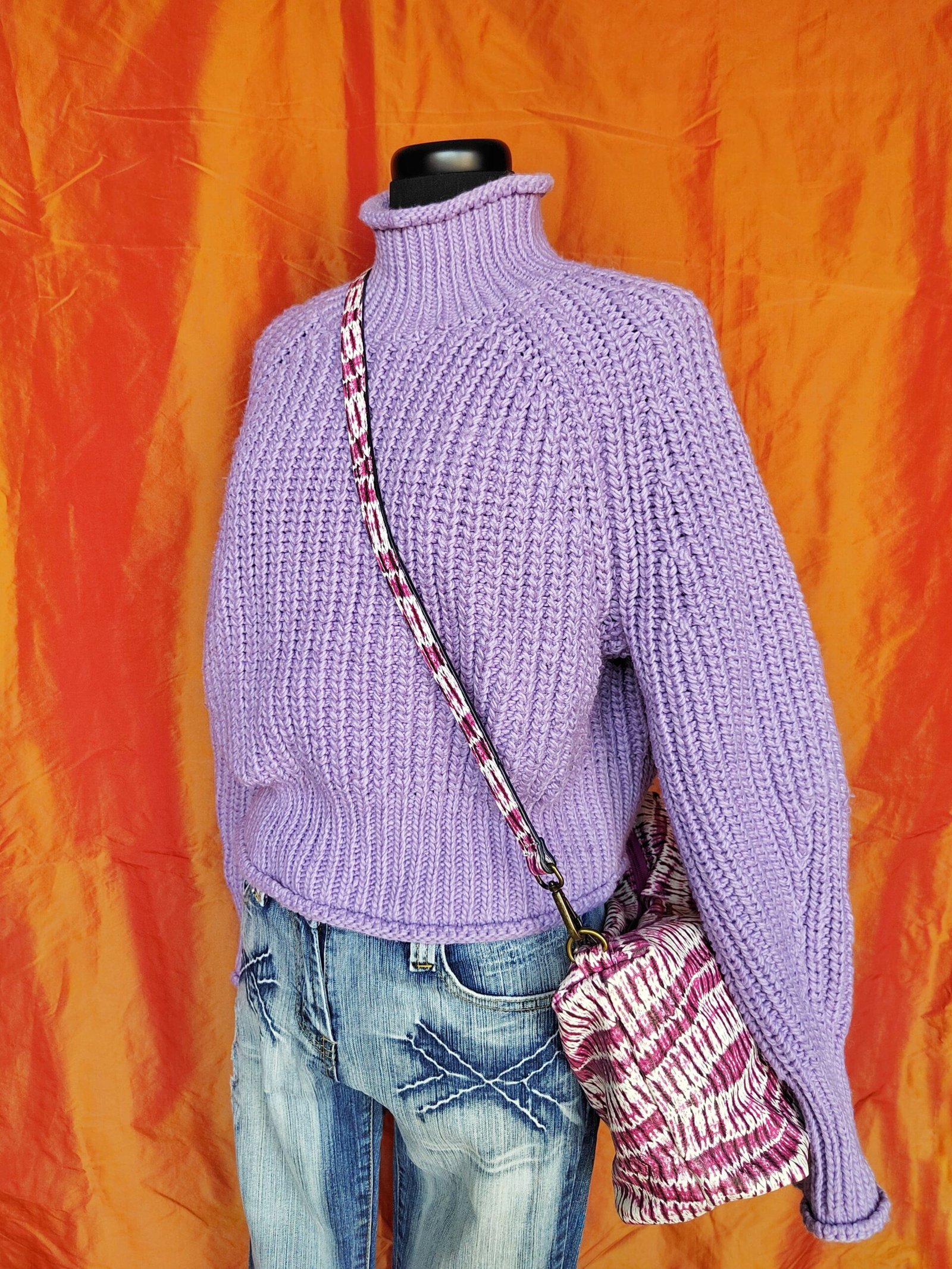 Pull court lilas - T38