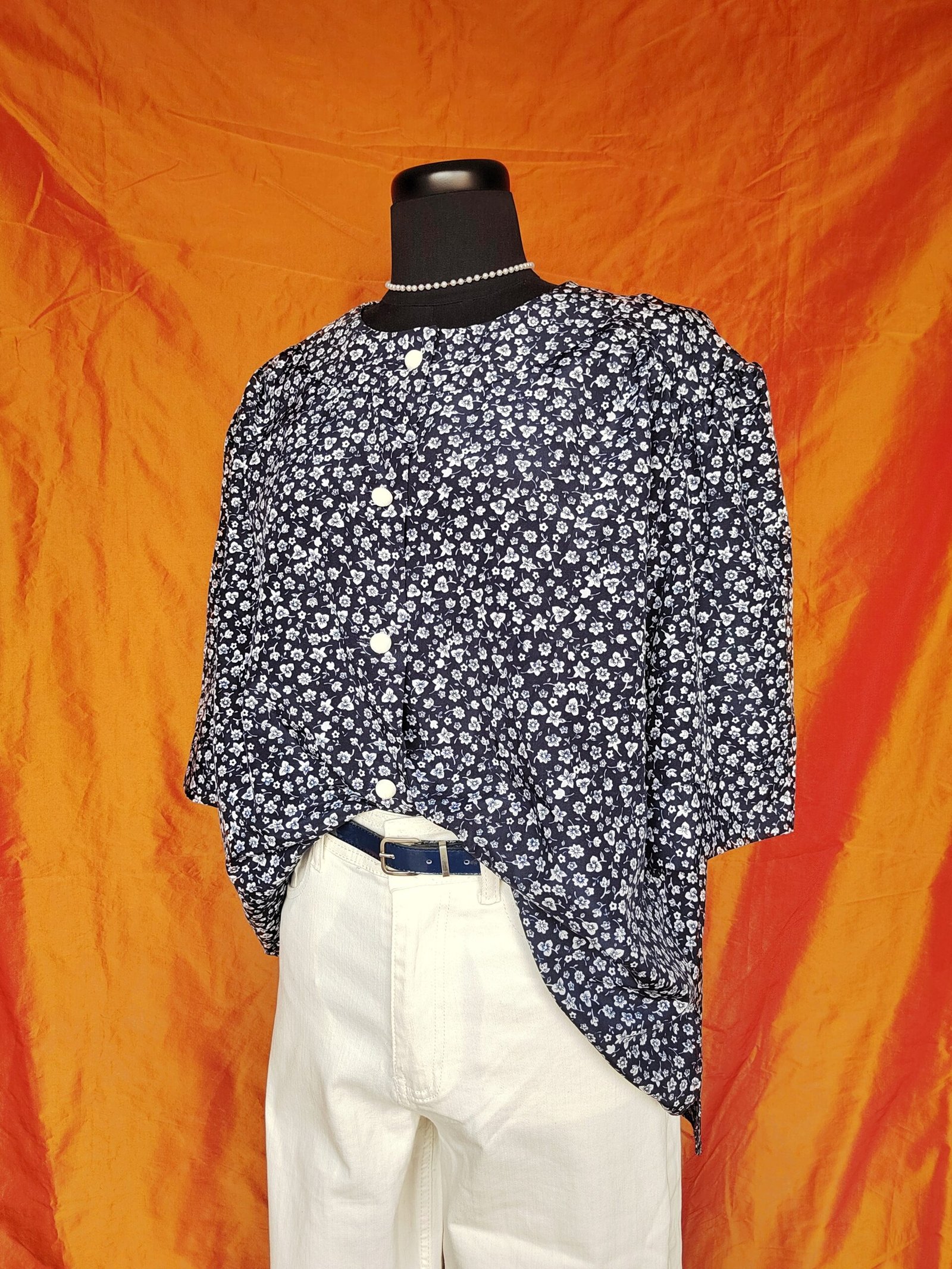 Blouse fleurie - T48