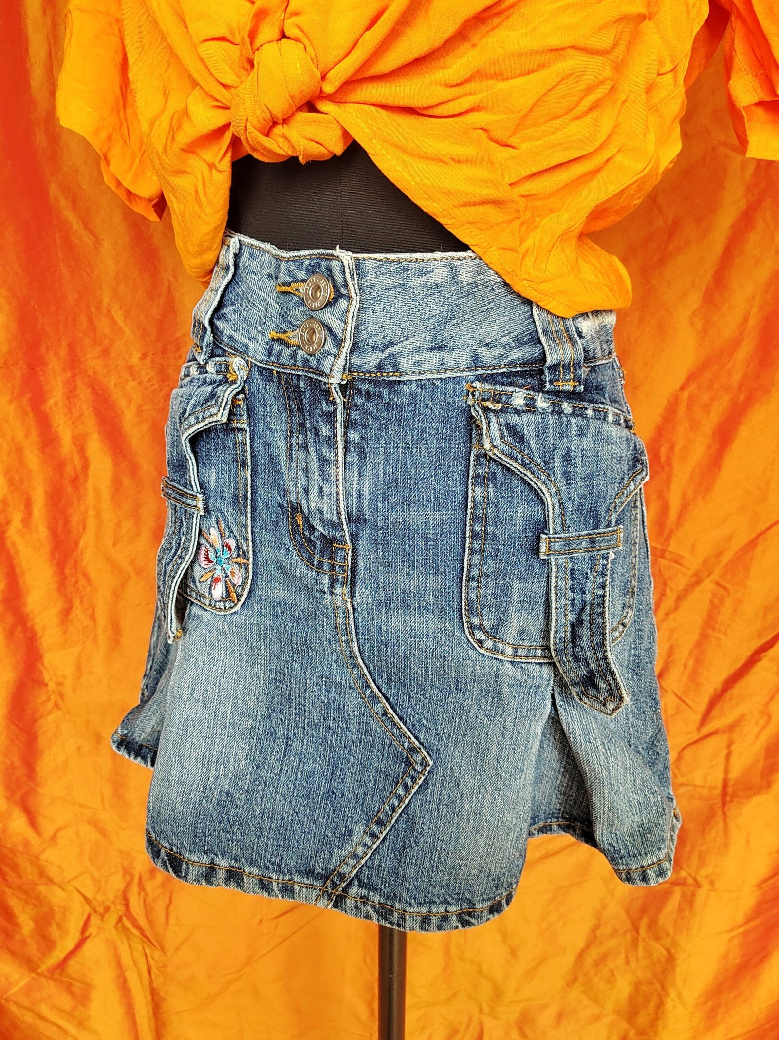 Mini jupe en jean 2000's - T36