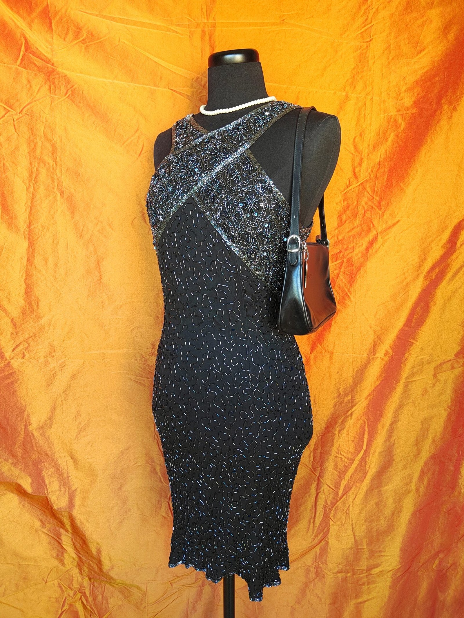 Robe brodée de perles - T36/38