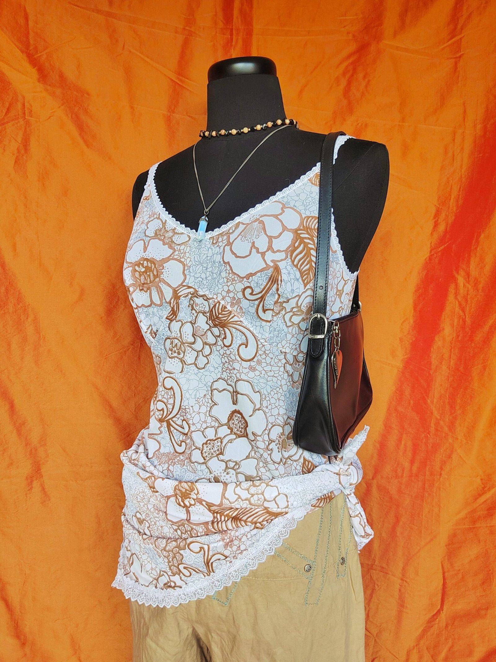 Nuisette blanche et camel - T34/36