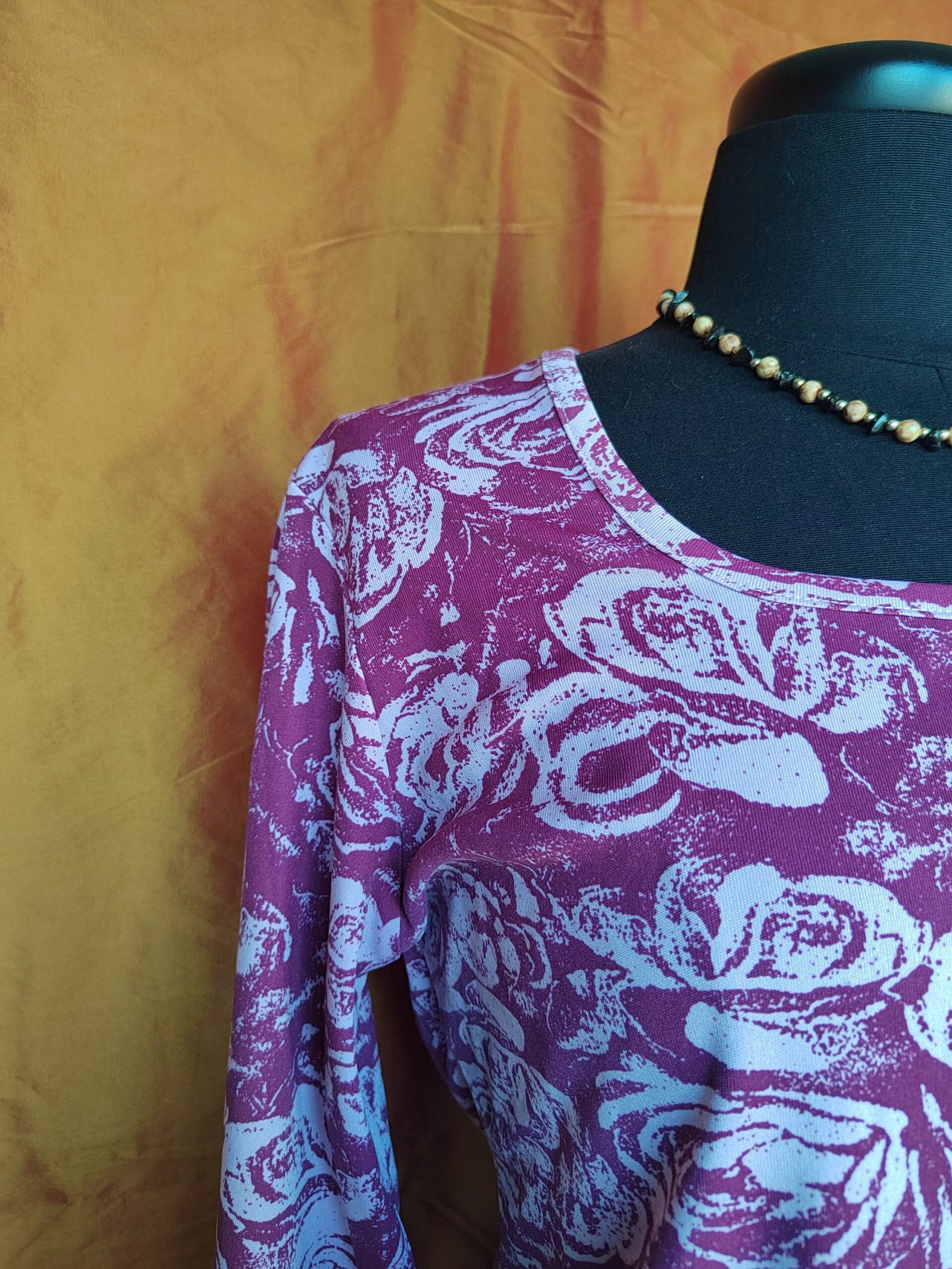 Top à motifs roses - T42/44 – Image 3