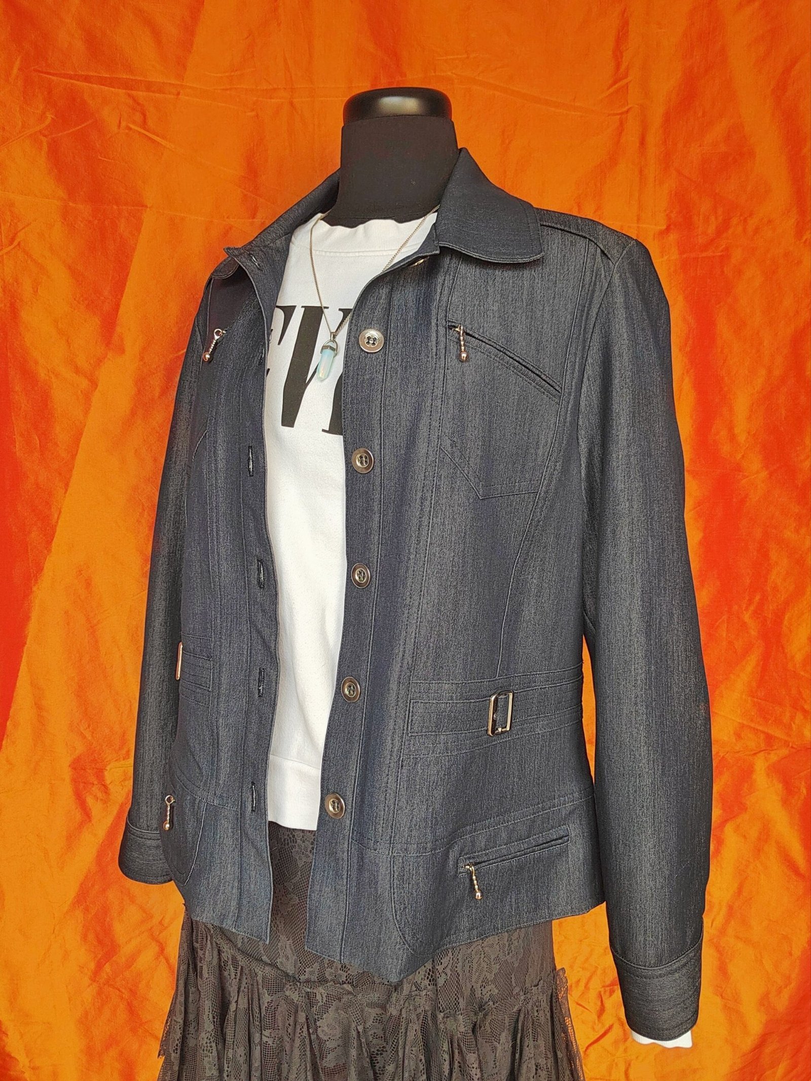 Veste en jeans bleu/gris - T40