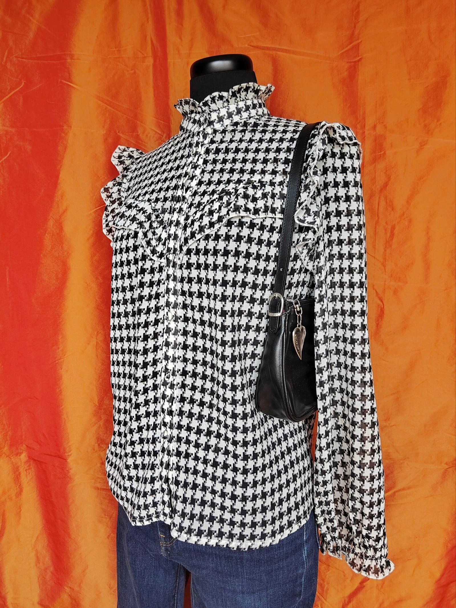 Chemise motif pied-de-poule - T36