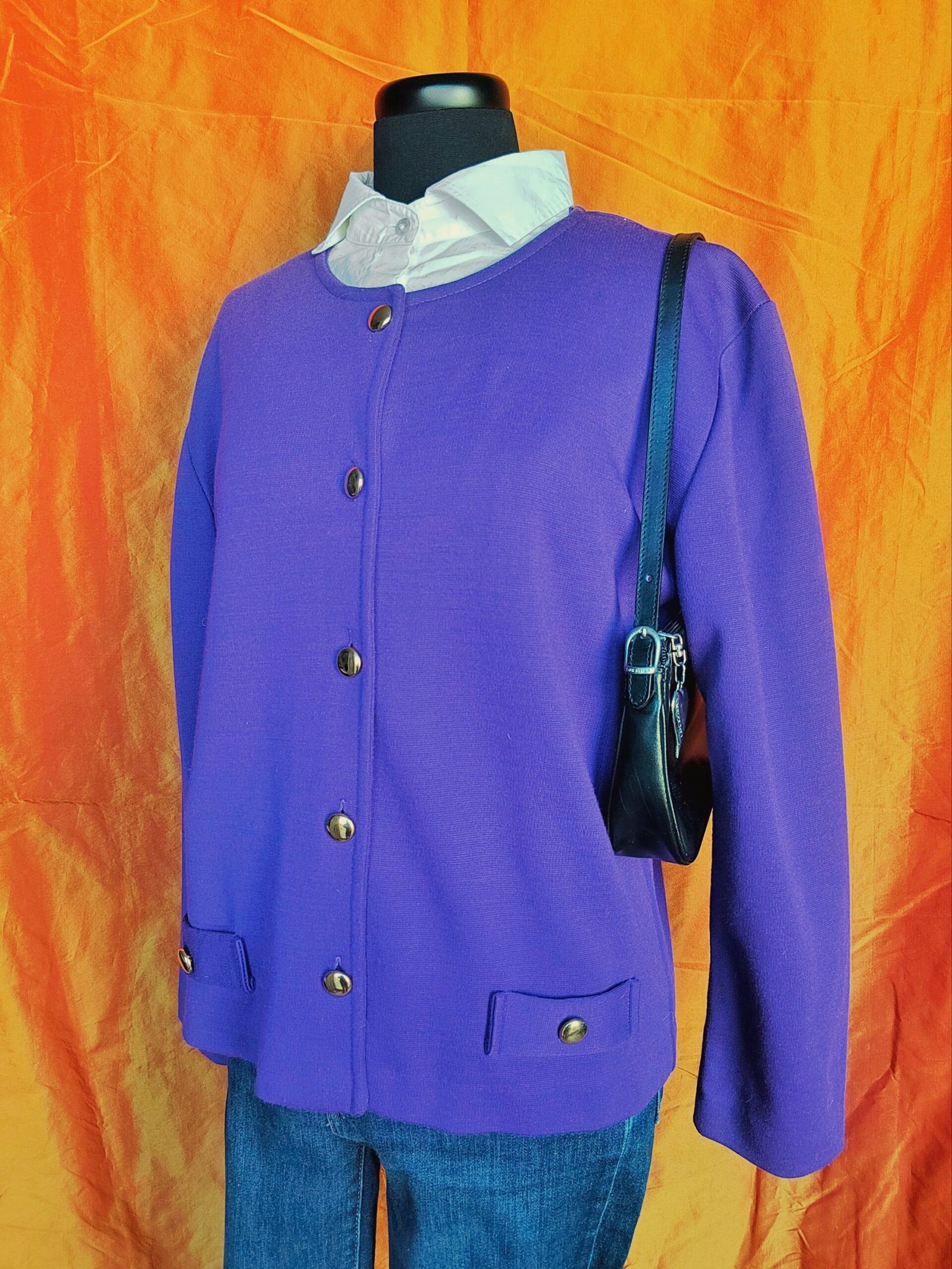 Veste de tailleur violette - T42/44
