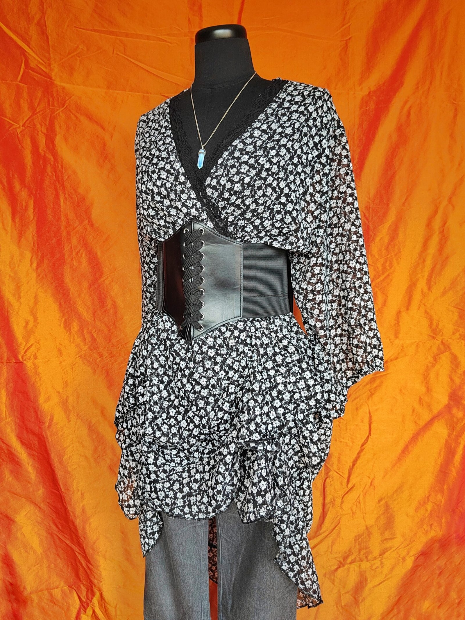 Robe kimono à fleurs - T42/44