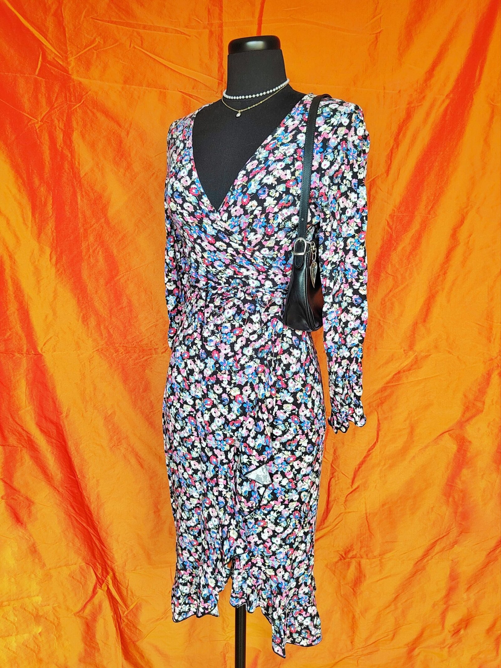 Robe mi-longue à fleurs - T36/38