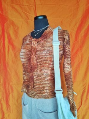 Top moulant imprimé crocodile - T36/38