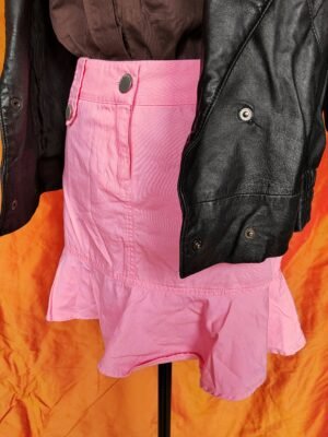 Mini jupe rose évasée 2000's - T34/36