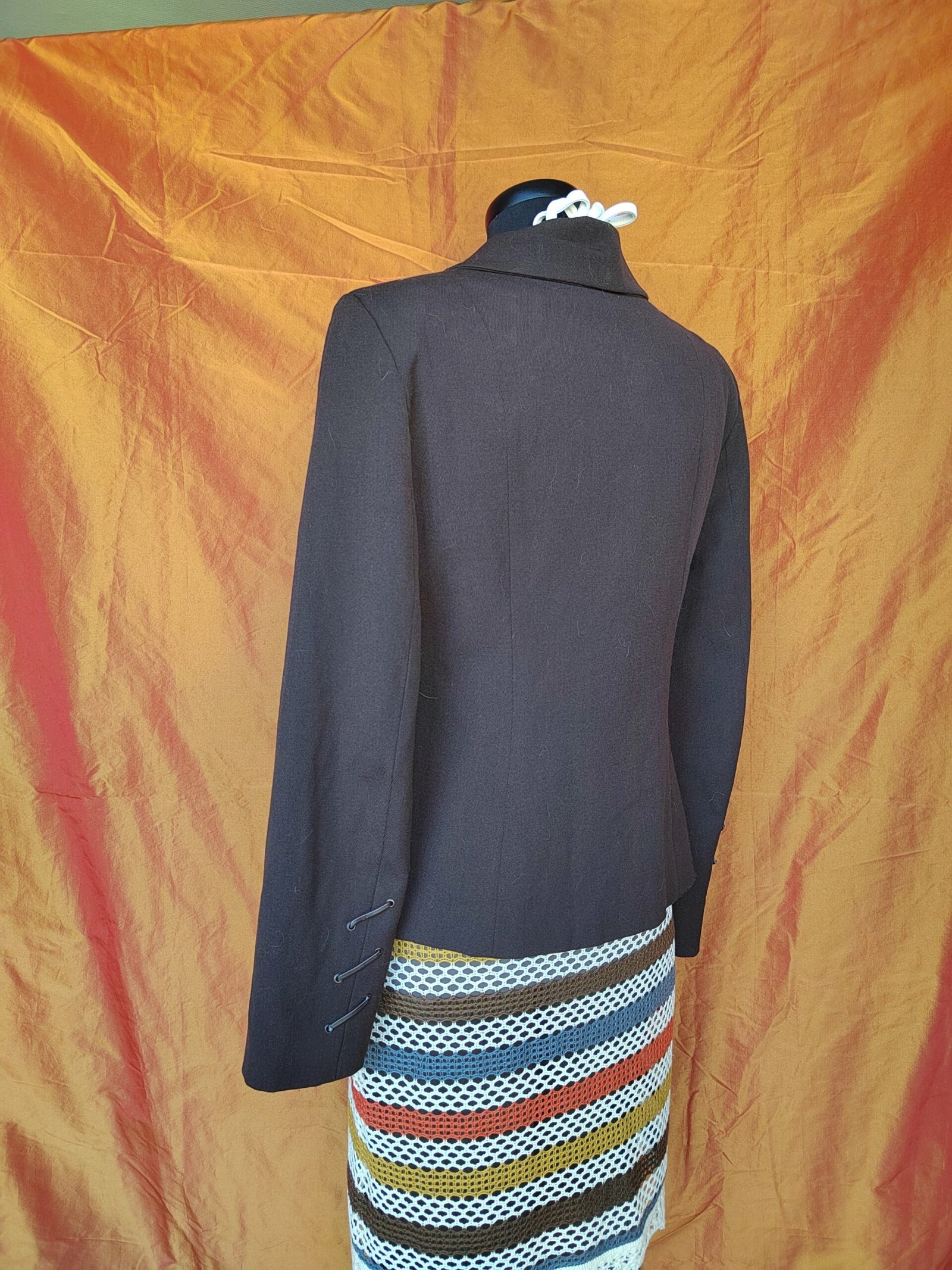 Veste zippée marron - T38 – Image 3