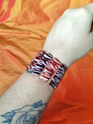 Bracelet zèbre en nacre