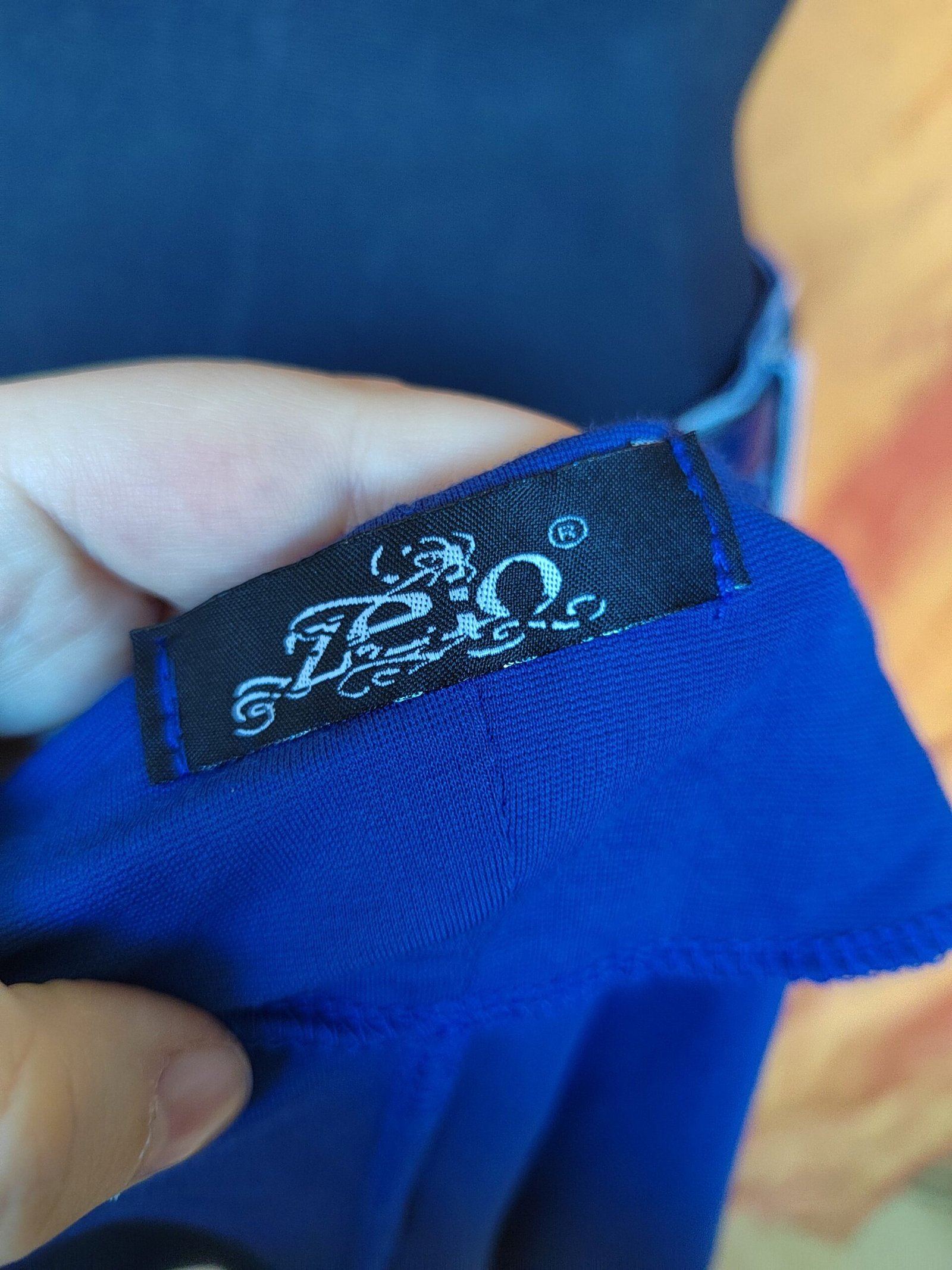 Boléro bleu à dentelle - T36 – Image 3