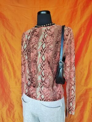 Top en mesh à motifs - T42/44