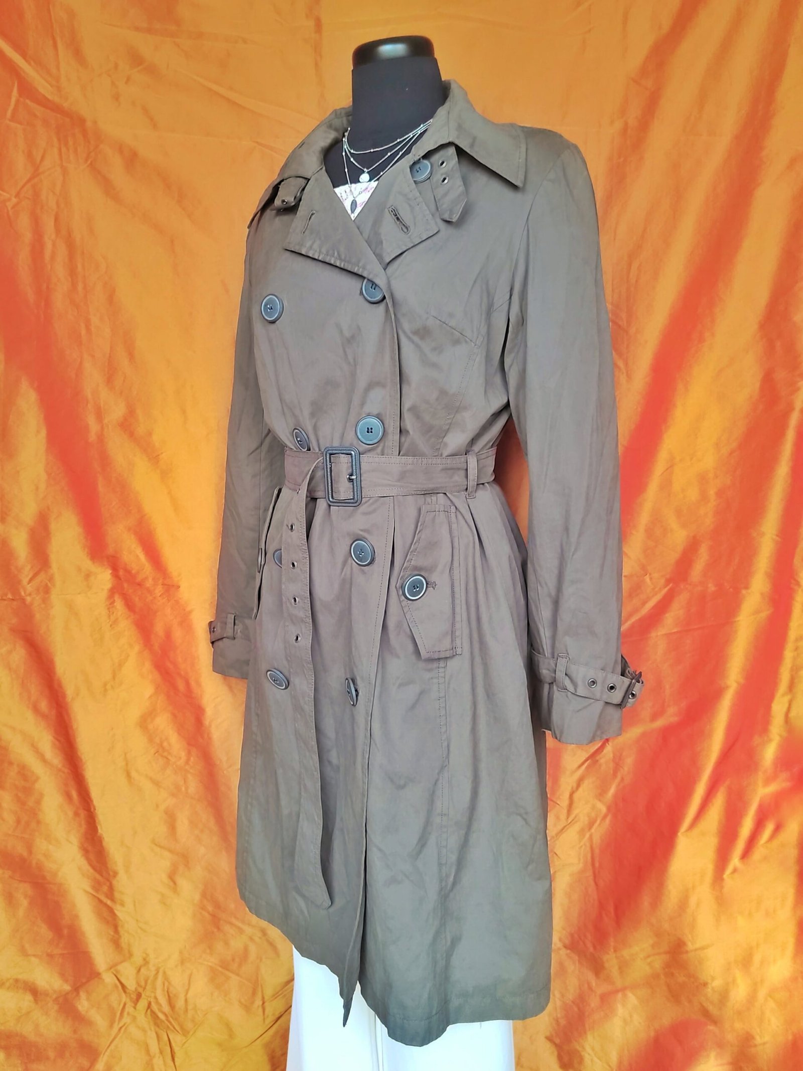 Trench long taupe - T40 – Image 2