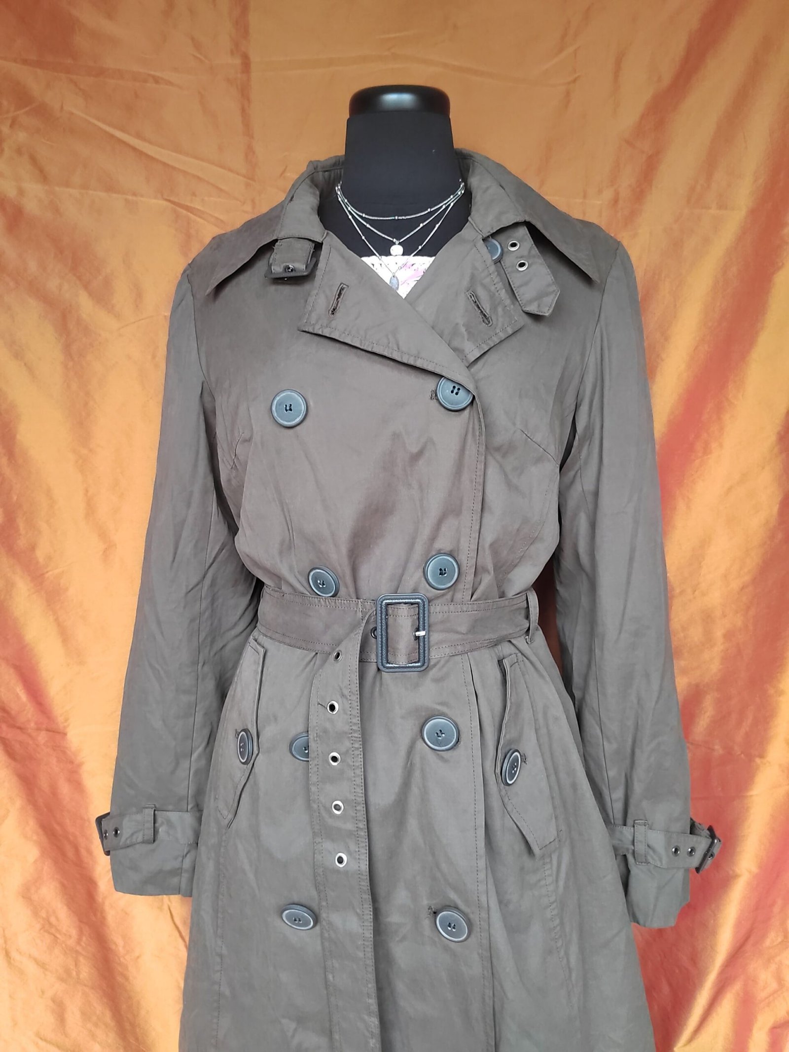 Trench long taupe - T40 – Image 10