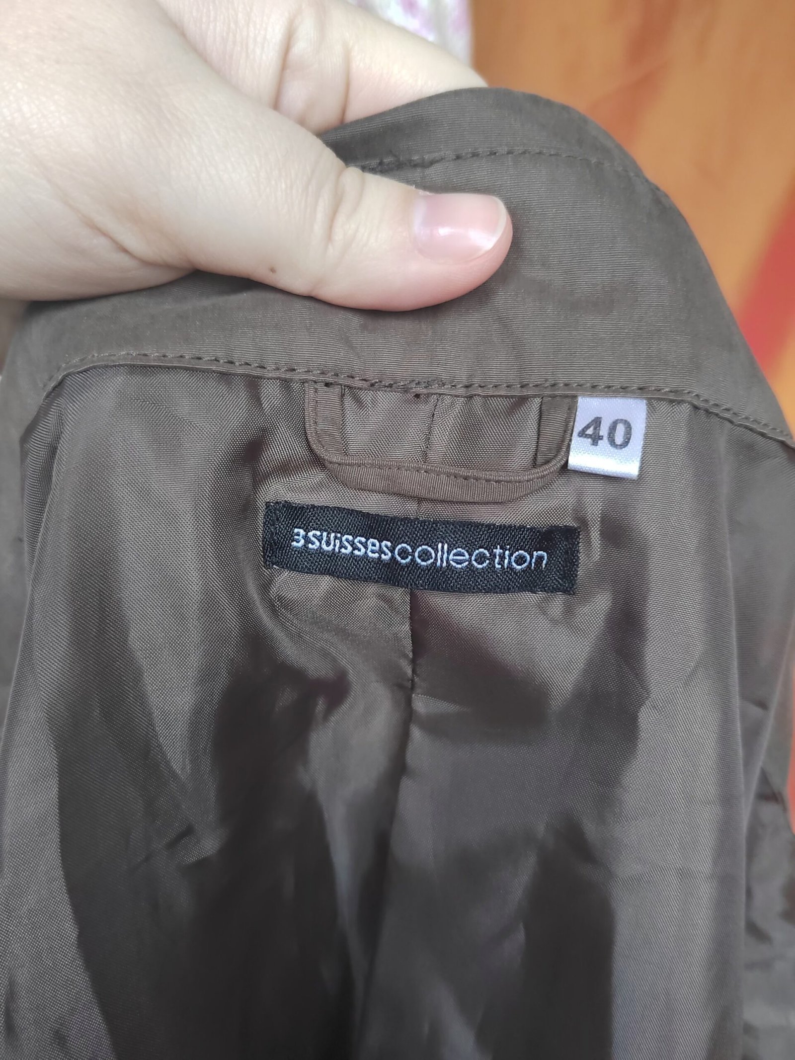 Trench long taupe - T40 – Image 3