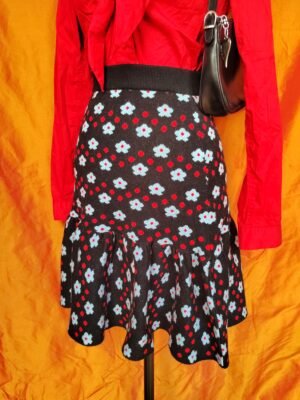 Jupe sirène à fleurs - T32/34