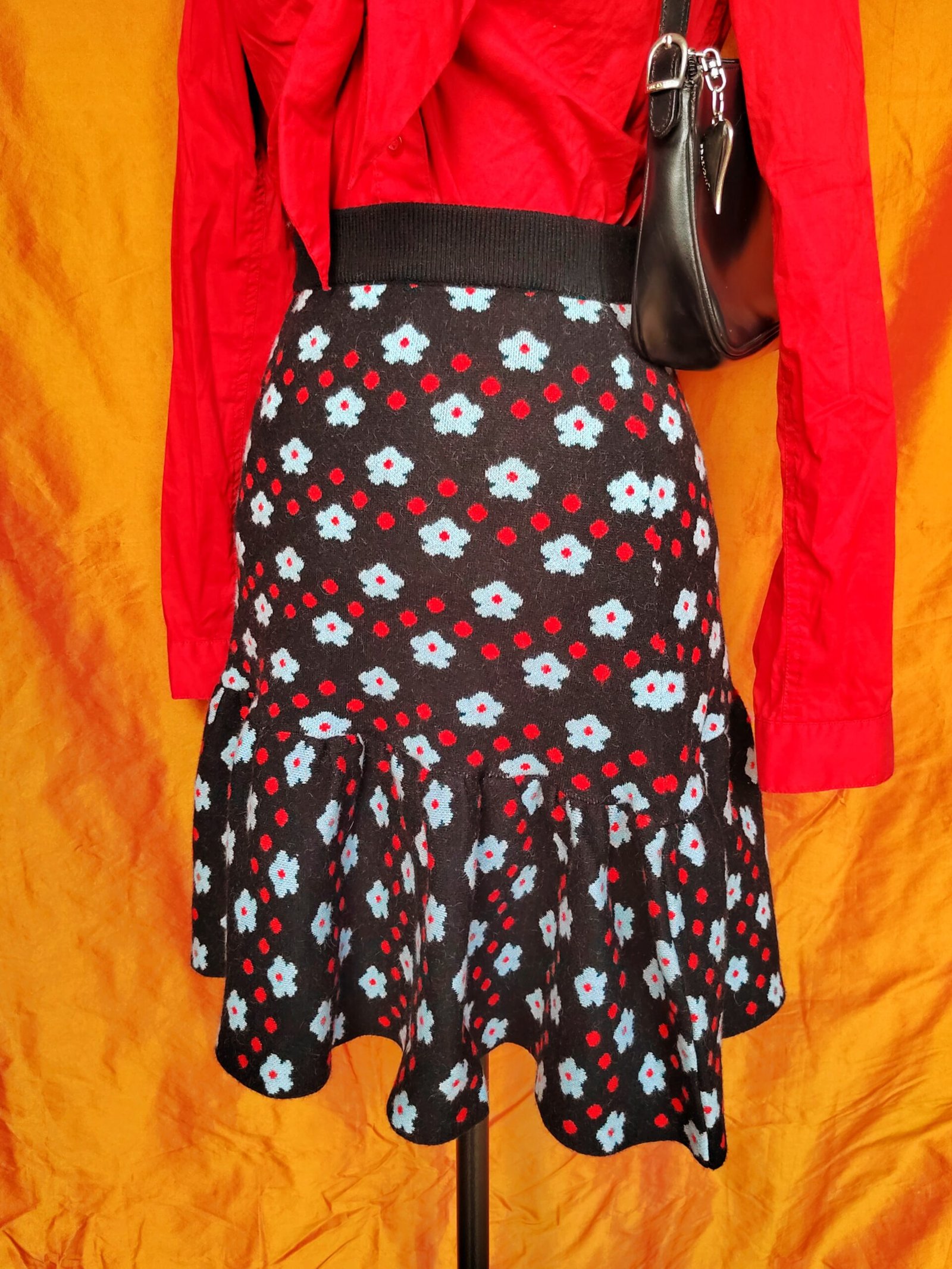 Jupe sirène à fleurs - T32/34