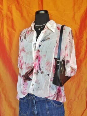 Chemise à motifs floraux - T44