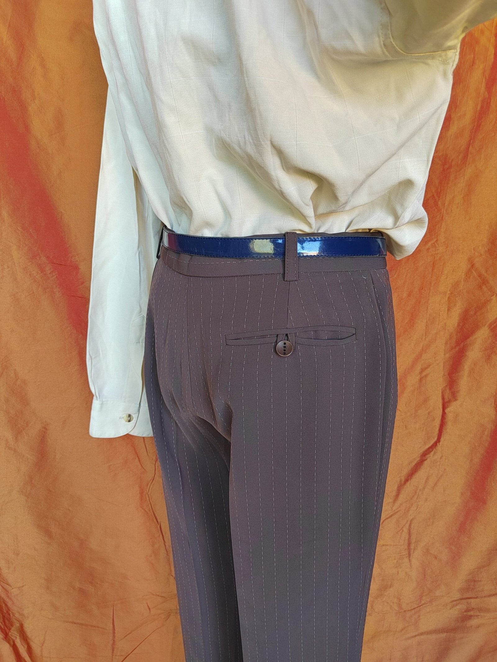 Pantalon de costume marron - T38 – Image 2