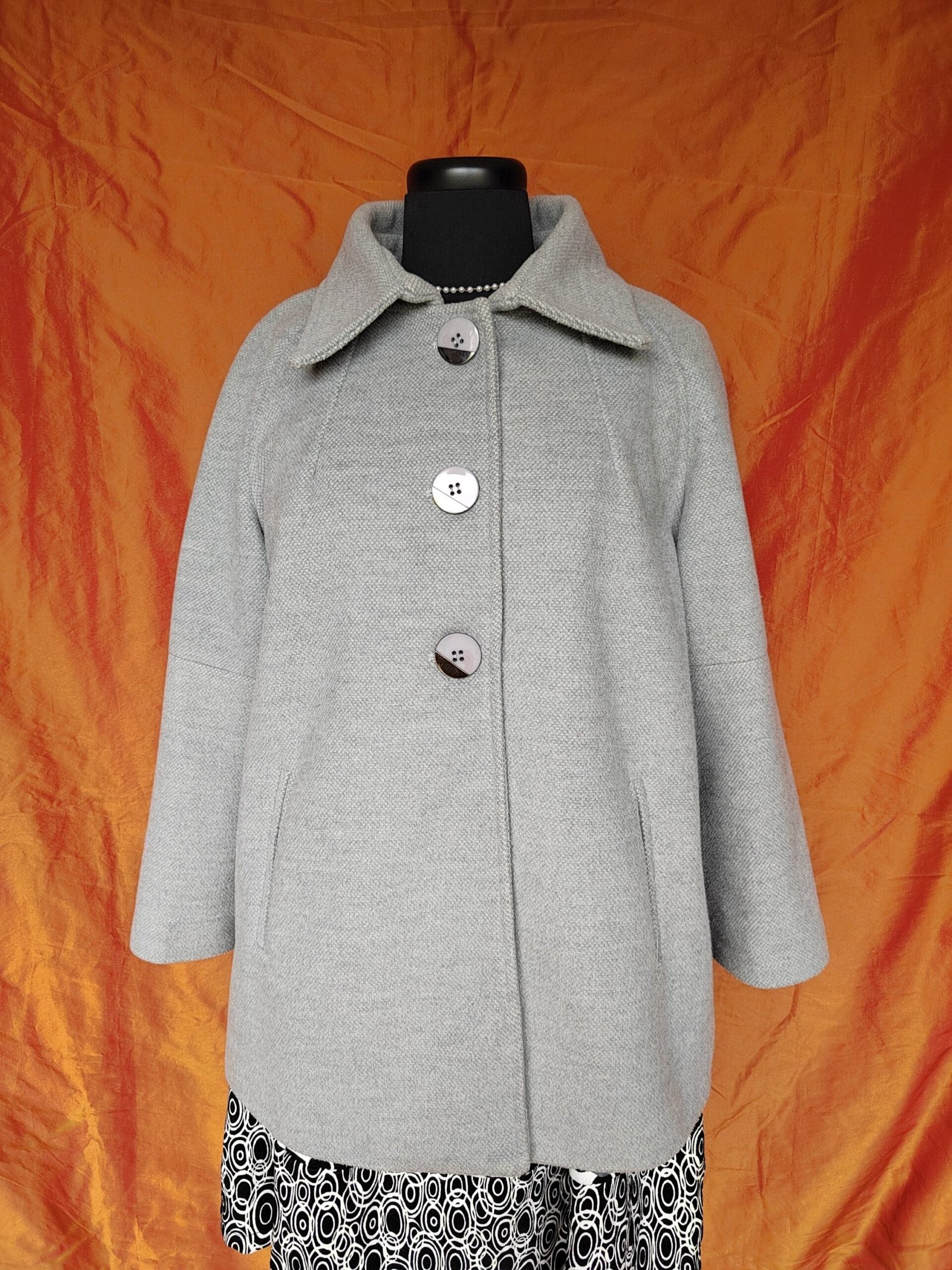 Manteau gris clair large - T40 – Image 4