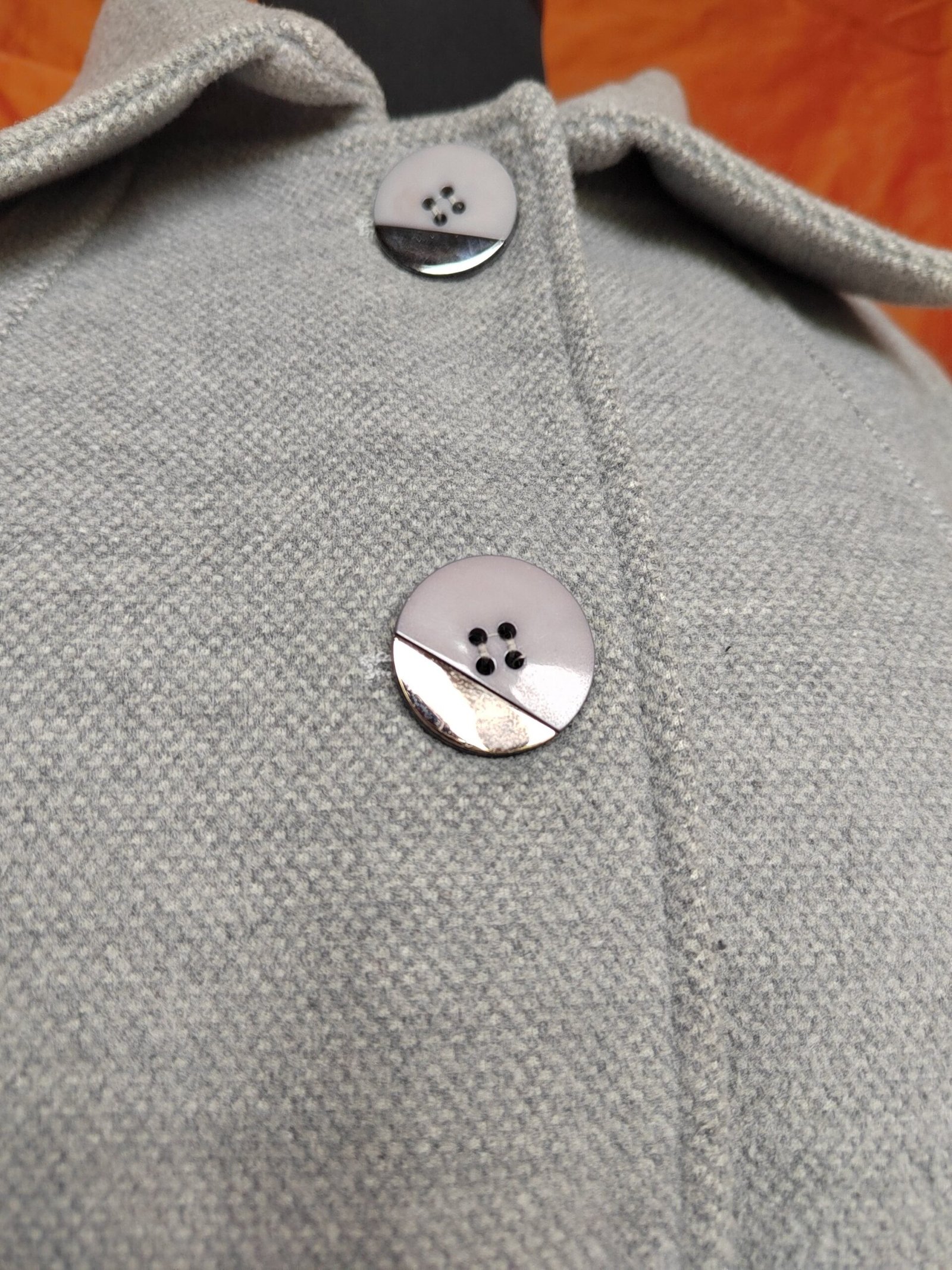 Manteau gris clair large - T40 – Image 3