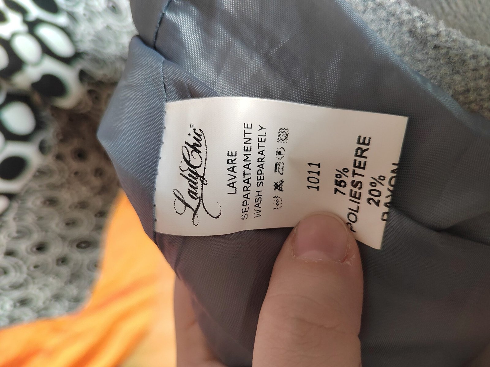 Manteau gris clair large - T40 – Image 7