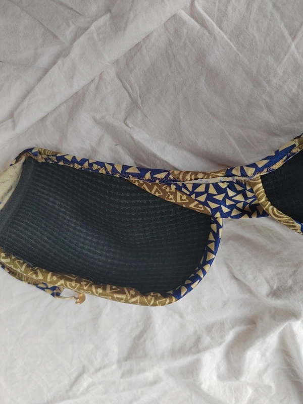 Maillot de bain bleu et marron/doré - T36/38 – Image 3