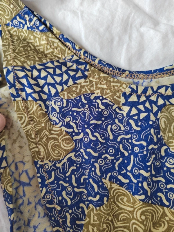 Maillot de bain bleu et marron/doré - T36/38 – Image 2