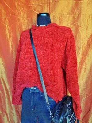 Pull rouge oversize - T40/42