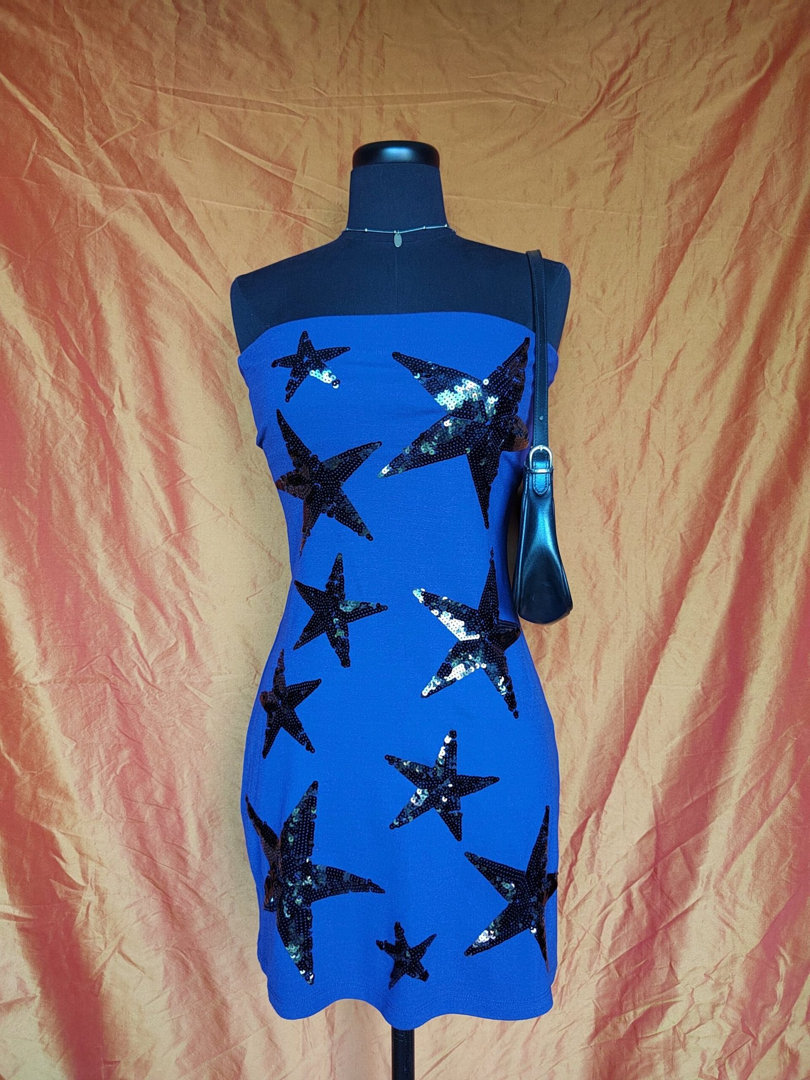 Robe bustier bleue à sequins - T36 – Image 2