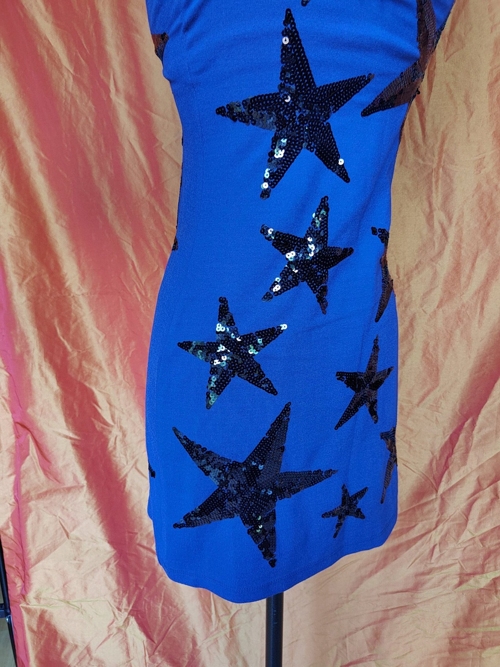 Robe bustier bleue à sequins - T36 – Image 3
