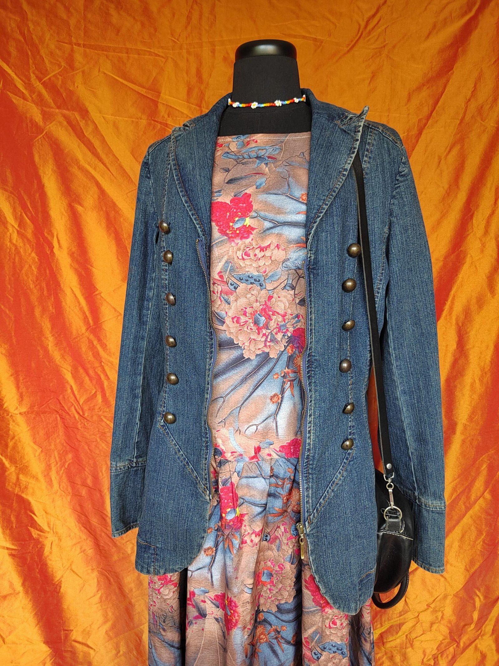 Veste en jean style militaire - T38/40 – Image 3