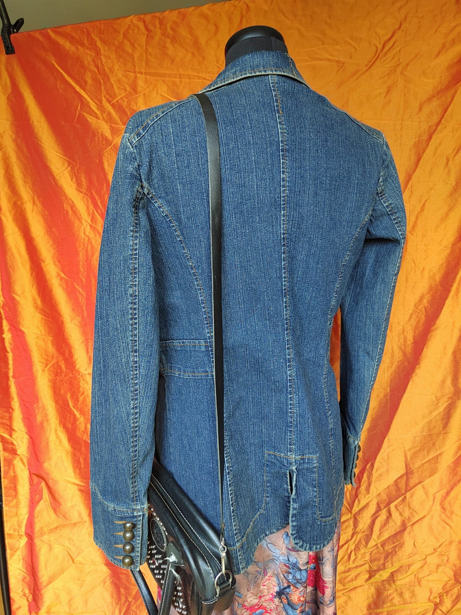 Veste en jean style militaire - T38/40 – Image 2