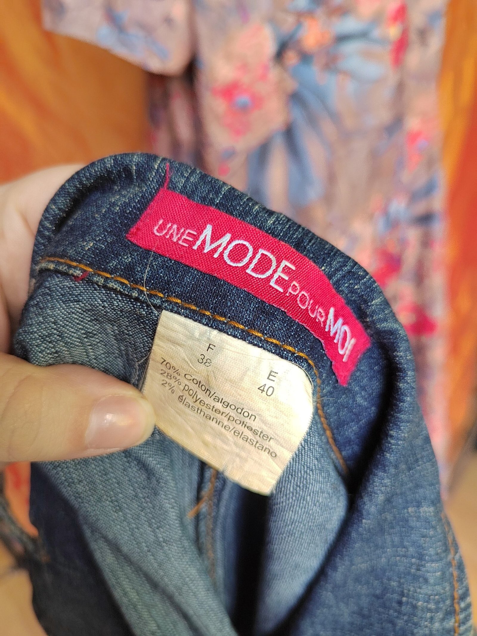 Veste en jean style militaire - T38/40 – Image 6