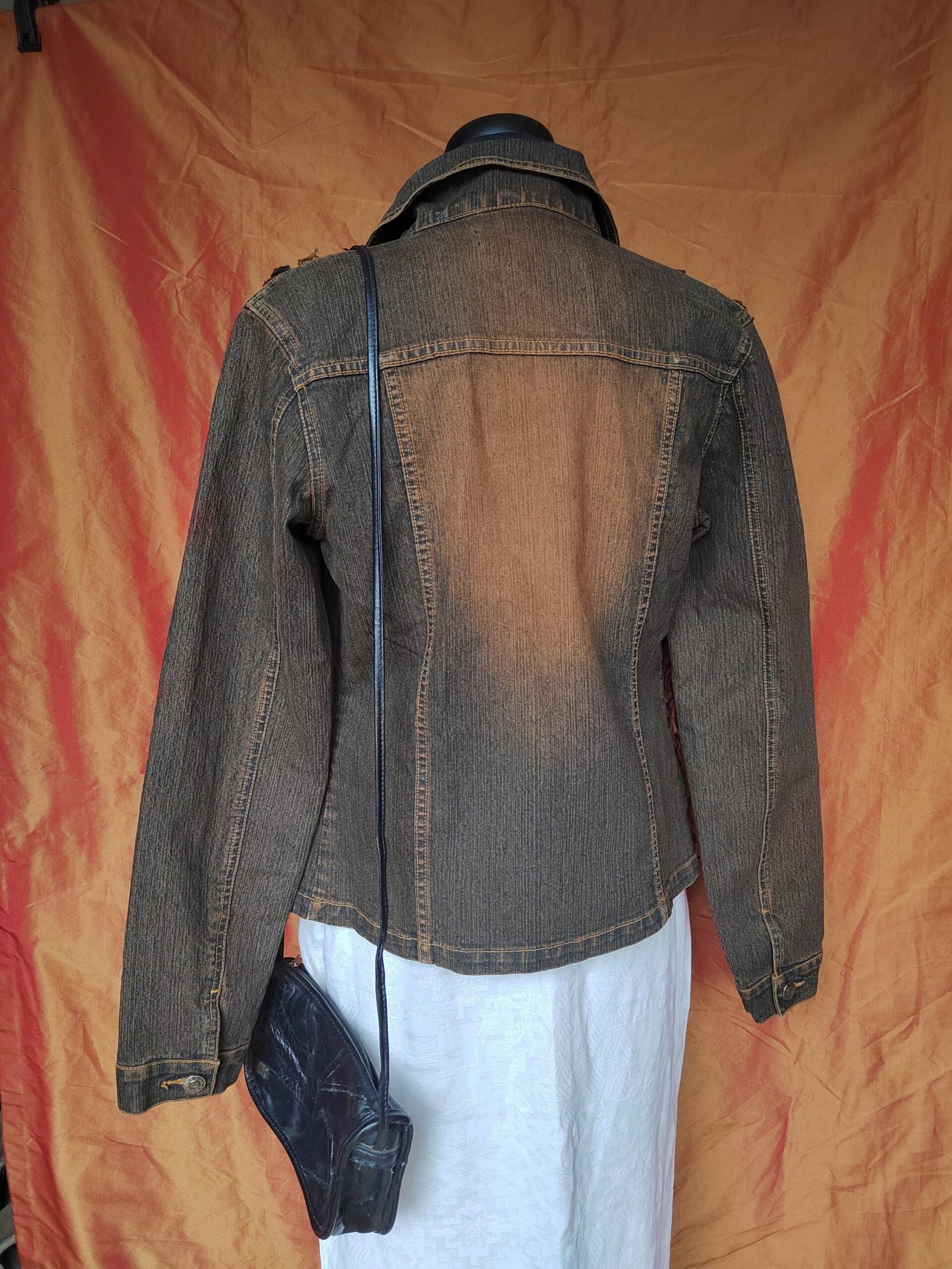 Veste jean bi-matière - T38/40 – Image 3