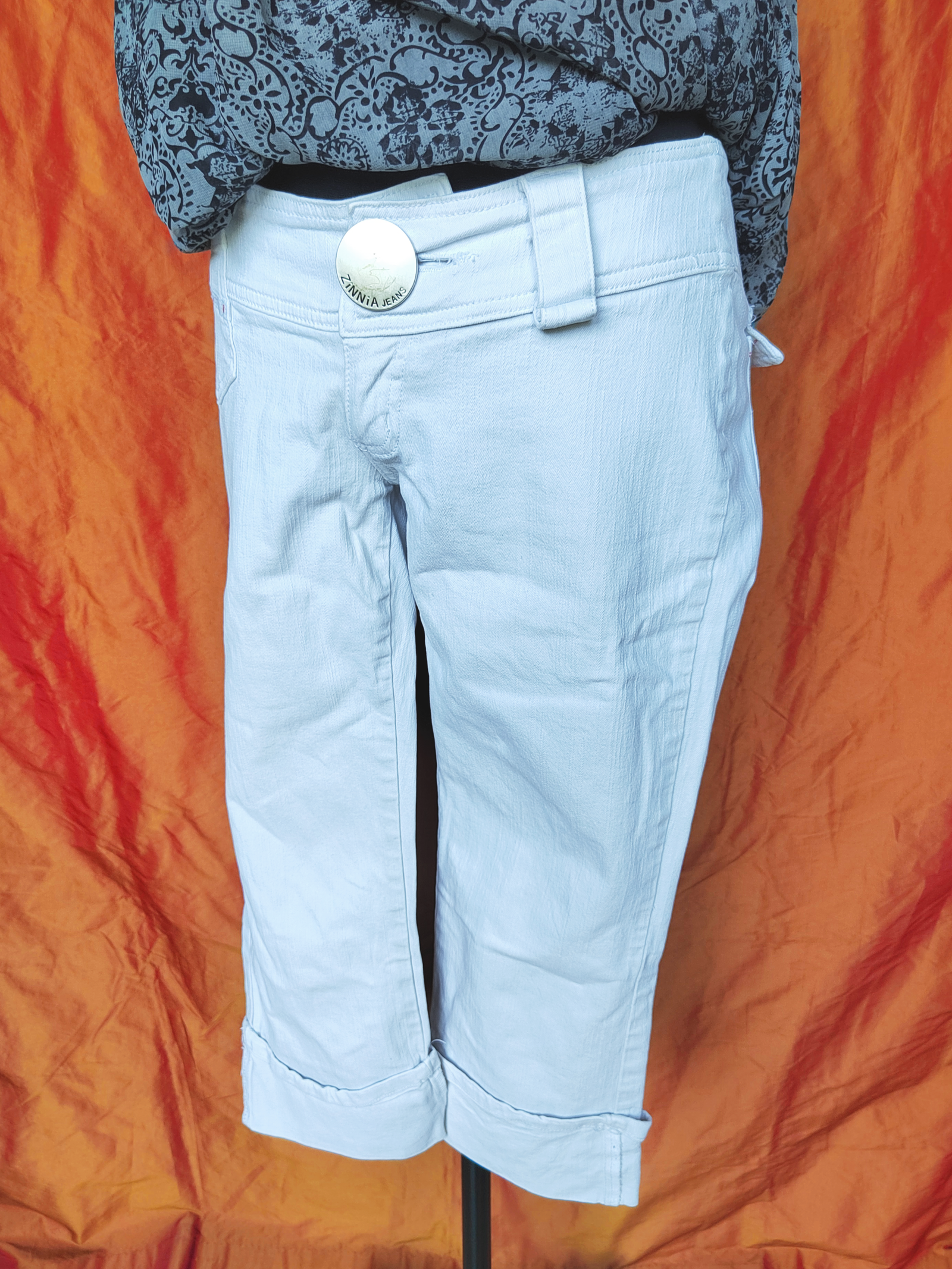 Pantacourt jean blanc - T36/38