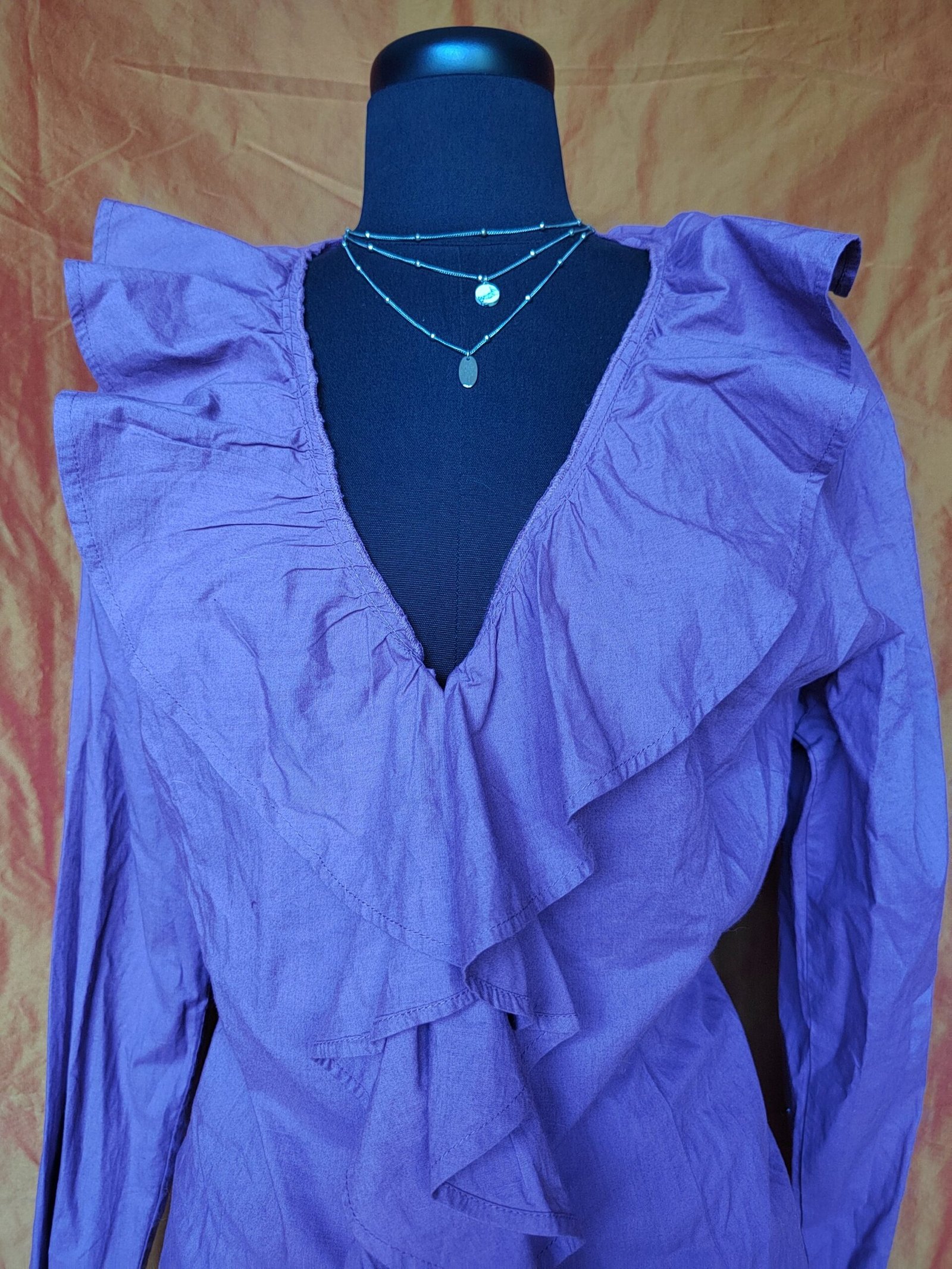 Chemisier violet - T44 – Image 5