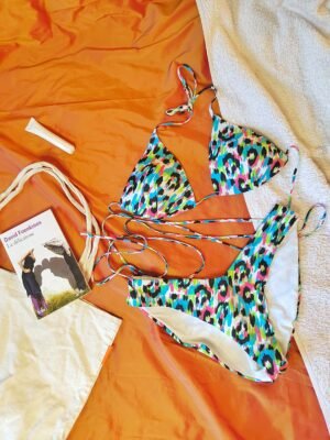 Maillot de bain imprimé léopard coloré - T38