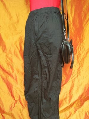 Pantalon noir en toile - T36/38