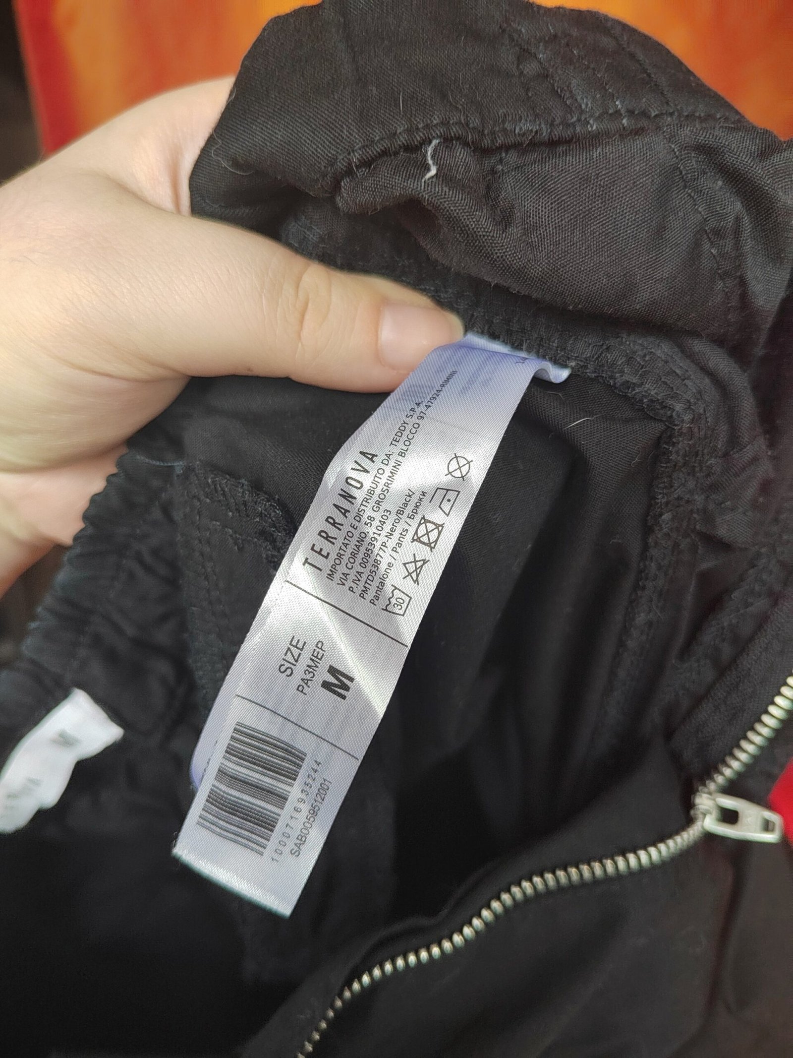 Pantalon noir en toile - T36/38 – Image 7