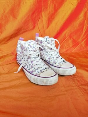 Baskets montantes fleuries - T41
