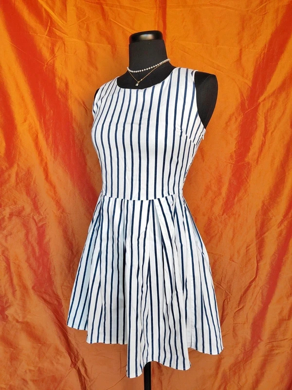 Robe marinière évasée - T36