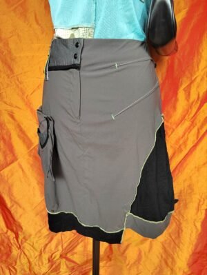 Jupe taupe asymétrique - T36