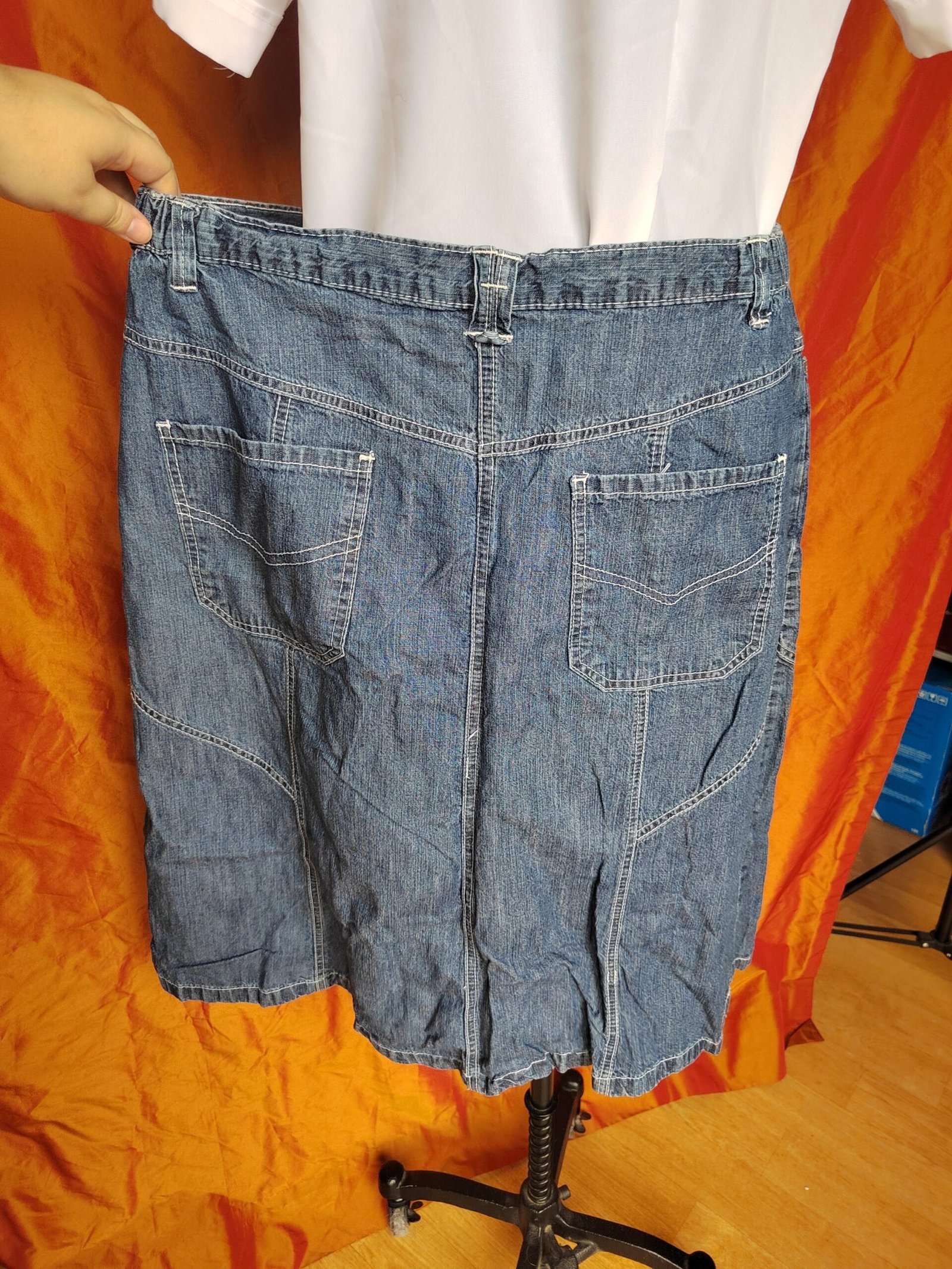 Jupe midi en jean - T46/48 – Image 8