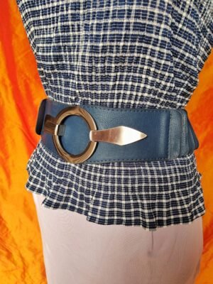 Ceinture élastique bleu marine - TU