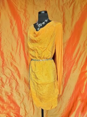 Robe jaune moutarde - T42